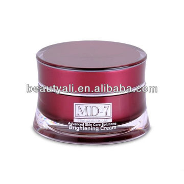 10g 25g 30g 50g rodada de cintura acrílica cosméticos embalagem creme PMMA Jar